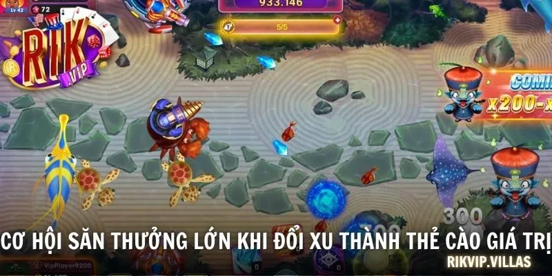 Cơ hội săn thưởng lớn khi đổi xu thành thẻ cào giá trị