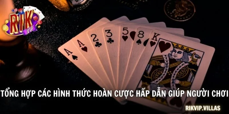 Tổng hợp các hình thức hoàn cược hấp dẫn giúp người chơi